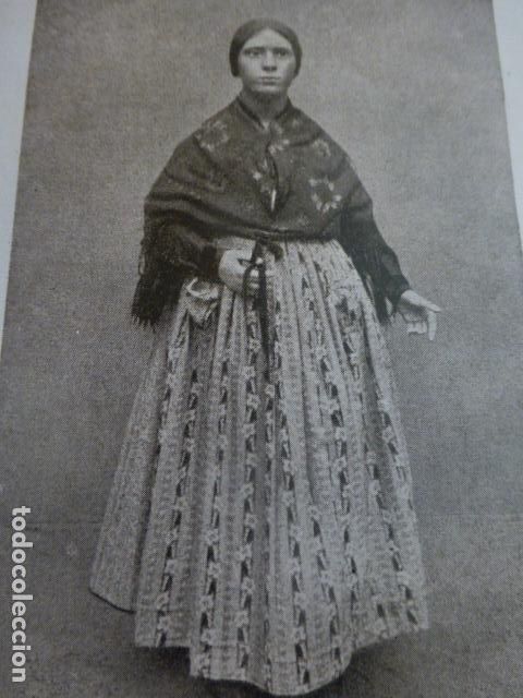 Colecionismo: FRAGA HUESCA MUJER ANTIGUA LAMINA A&Ntilde;OS 20