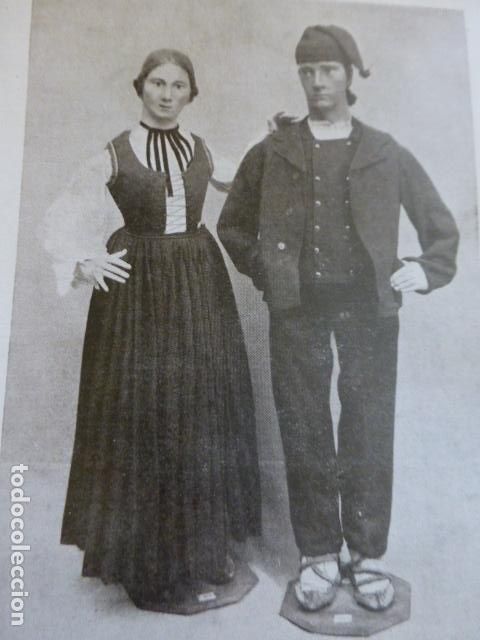 Collezionismo: NAVARRA TIPOS ANTIGUA LAMINA A&Ntilde;OS 20