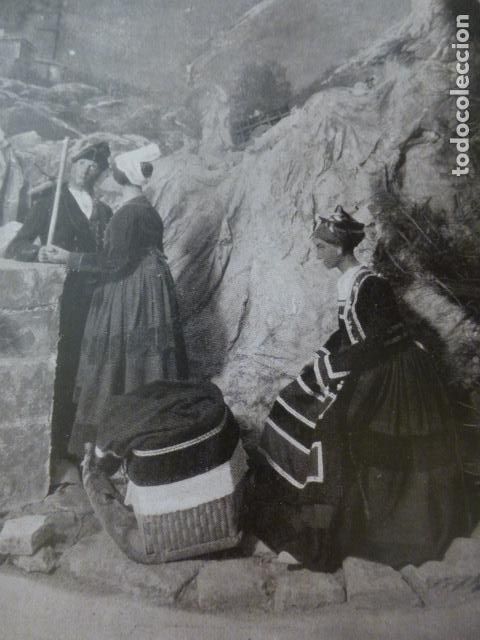 Coleccionismo: VALLE DEL PAS CANTABRIA TIPOS PASIEGOS ANTIGUA LAMINA A&Ntilde;OS 20