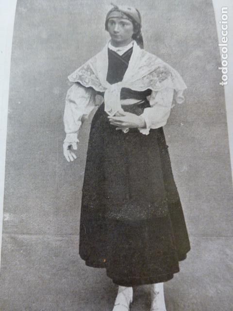 Collectionnisme: CORU&Ntilde;A GALICIA TIPO MUJER ANTIGUA LAMINA A&Ntilde;OS 20