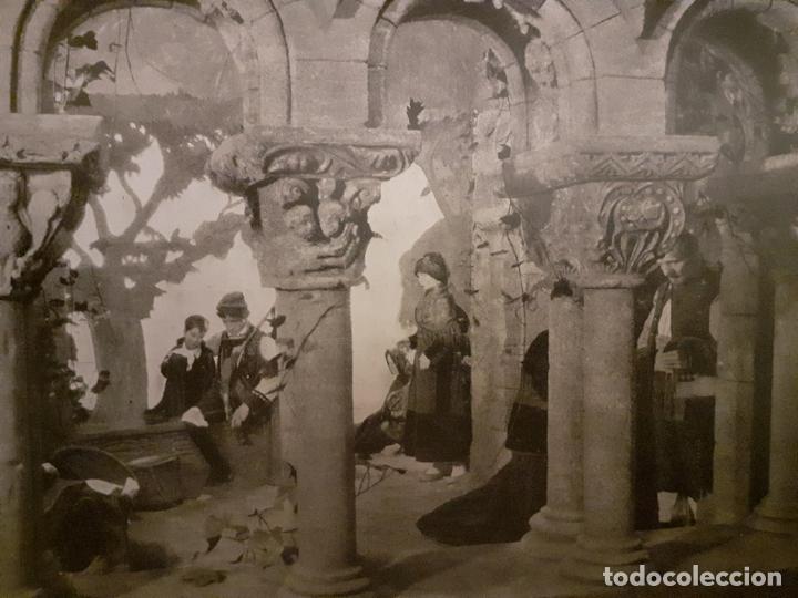 Coleccionismo: GALICIA TIPOS GALLEGOS ANTIGUA LAMINA A&Ntilde;OS 20