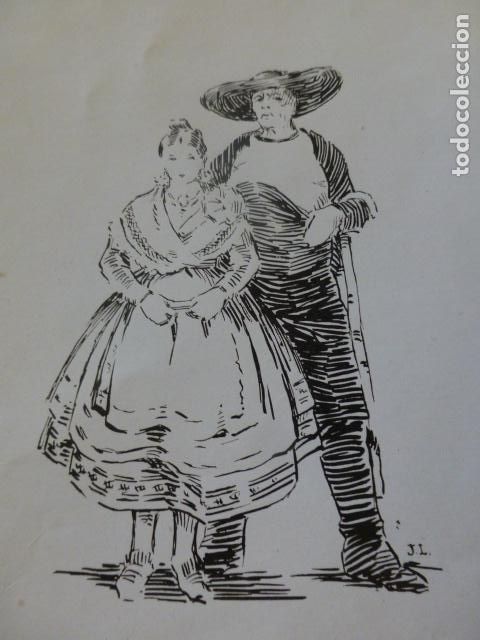 Collectionnisme: LAGARTERA TOLEDO TIPOS ANTIGUA LAMINA A&Ntilde;OS 20
