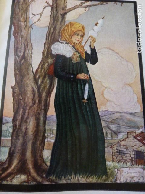 Collectionnisme: ANSO HUESCA MUJER ANSOTANA ANTIGUA LAMINA A&Ntilde;OS 20