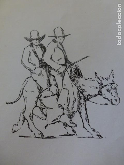 Collezionismo: CASTILLA TIPOS CASTELLANOS ANTIGUA LAMINA A&Ntilde;OS 20