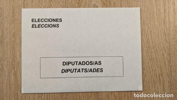 Sammelleidenschaft Papier: SOBRE ELECCIONES DIPUTADOS