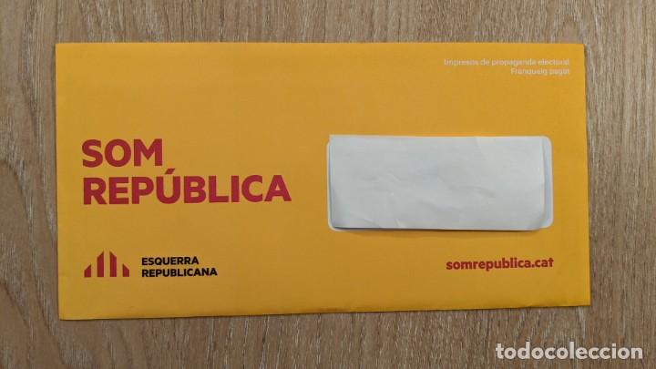 Sammelleidenschaft Papier: PROPAGANDA ELECTORAL &rdquo;ESQUERRA REPUBLICANA: SOM REP&Uacute;BLICA&rdquo;