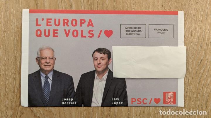 Collecting paper: PROPAGANDA ELECTORAL &rdquo;PSC: L'EUROPA QUE VOLS&rdquo;
