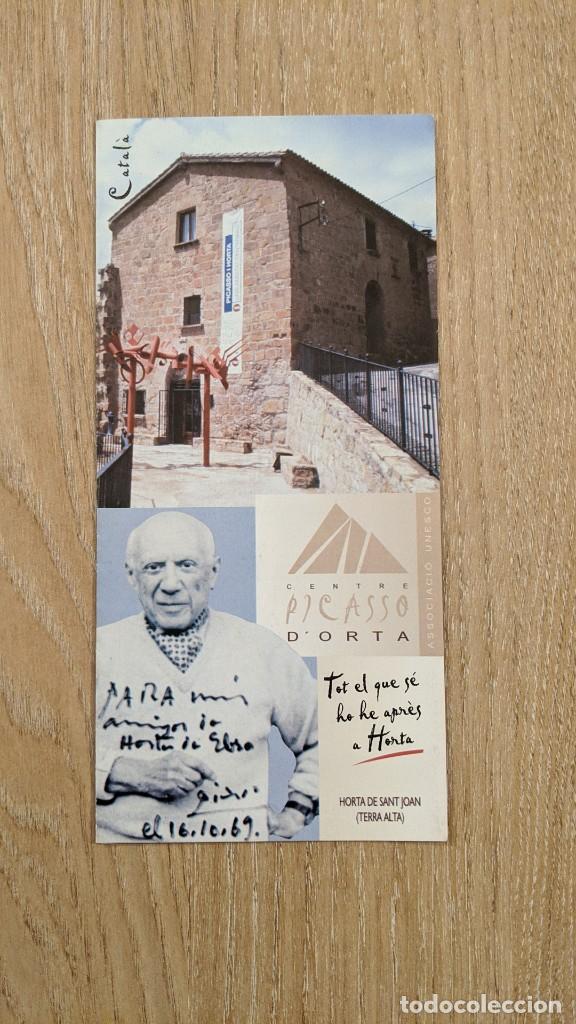 Coleccionismo: FOLLETO CENTRE PICASSO DORTA - Foto 1