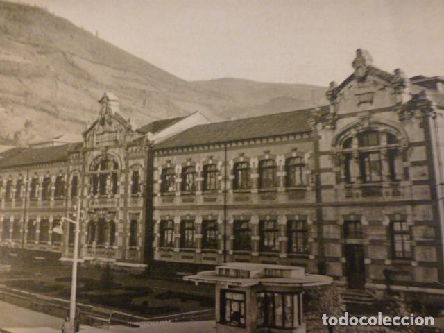 Colecionismo: MIERES ASTURIAS GRUPO ESCOLAR ANICETO SELA ANTIGUO HUECOGRABADO