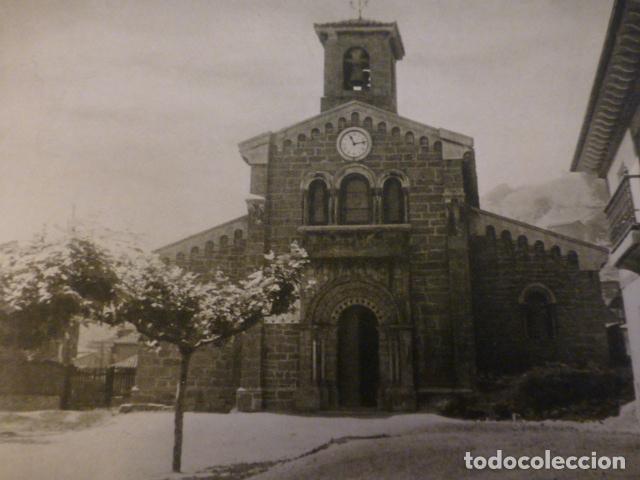 Colecionismo: MIERES ASTURIAS IGLESIA DE UJO ANTIGUO HUECOGRABADO