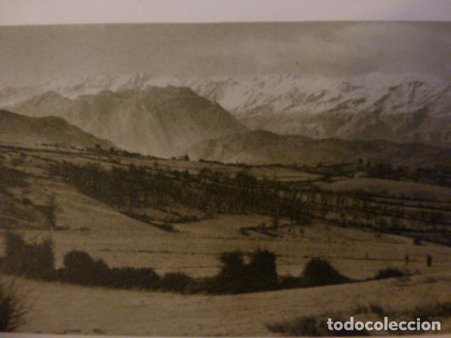 Collecting paper: SIERRAS DE MORCIN ASTURIAS VISTA ANTIGUO HUECOGRABADO