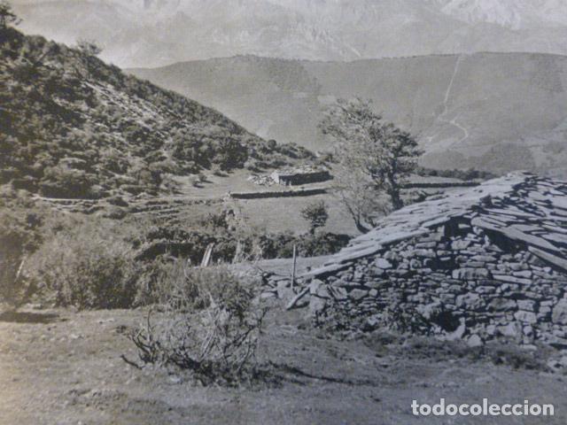Collectionnisme: PUERTO DE PIEDRAFITA ASTURIAS PAISAJE ANTIGUO HUECOGRABADO