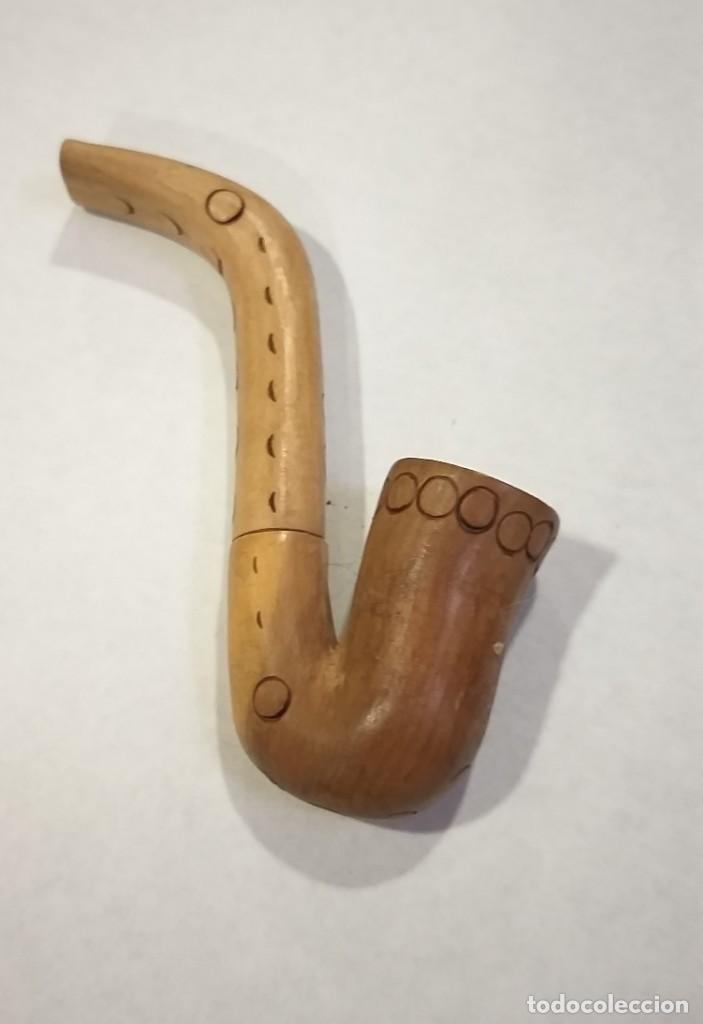 Coleccionismo: PIPA DE FUMAR TABACO MADERA. SAXO - Foto 1