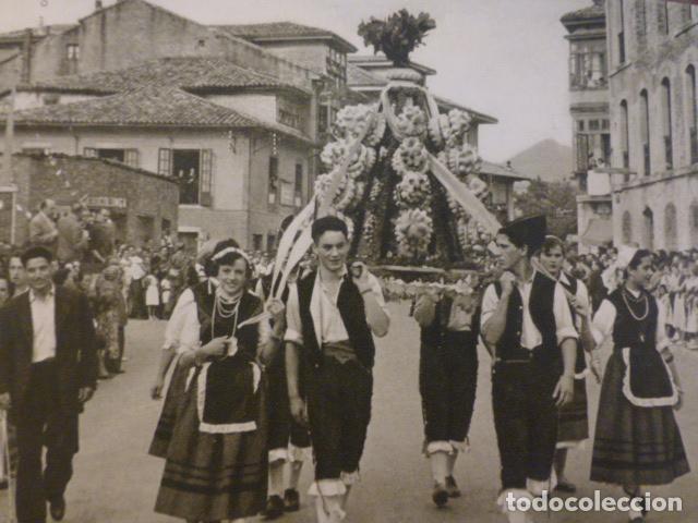 Collezionismo: ARRIONDAS ASTURIAS ROMERIA DE LA PERUYAL ANTIGUA LAMINA HUECOGRABADO