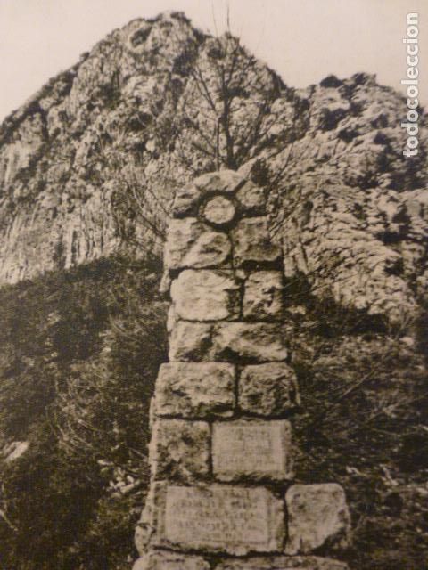 Sammelleidenschaft Papier: CABRALES ASTURIAS MONUMENTO ANTIGUA LAMINA HUECOGRABADO