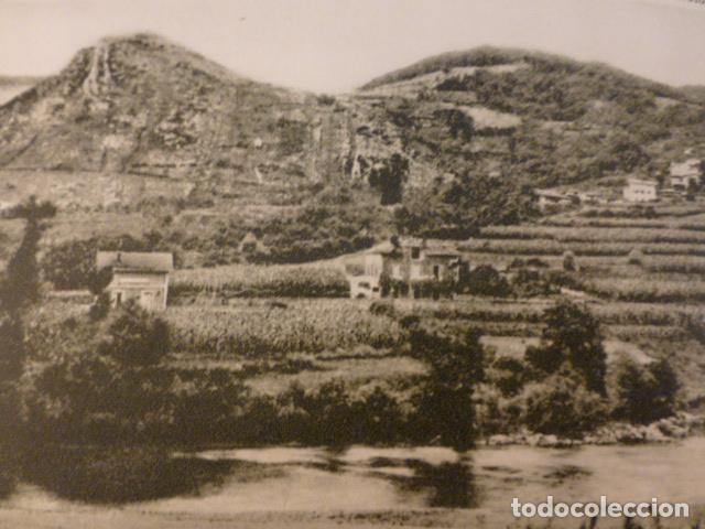 Coleccionismo: SAN ROMAN DE CANDAMO ASTURIAS VISTA ANTIGUA LAMINA HUECOGRABADO