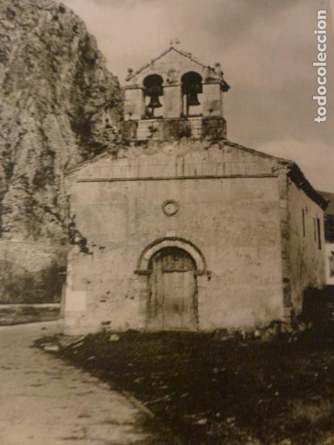 Sammelleidenschaft Papier: GRADO ASTURIAS IGLESIA DE SAN JUAN DE PE&Ntilde;AFLOR ANTIGUA LAMINA HUECOGRABADO