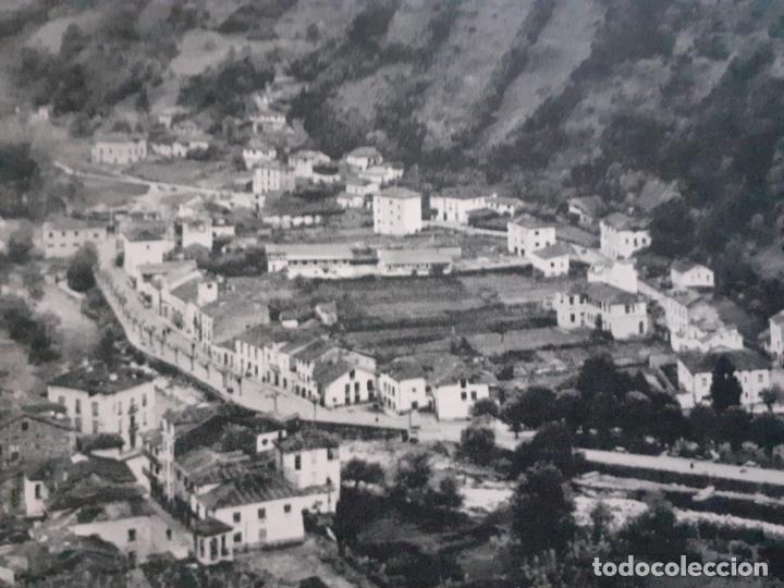 Coleccionismo: BELMONTE DE MIRANDA ASTURIAS VISTA ANTIGUA LAMINA HUECOGRABADO