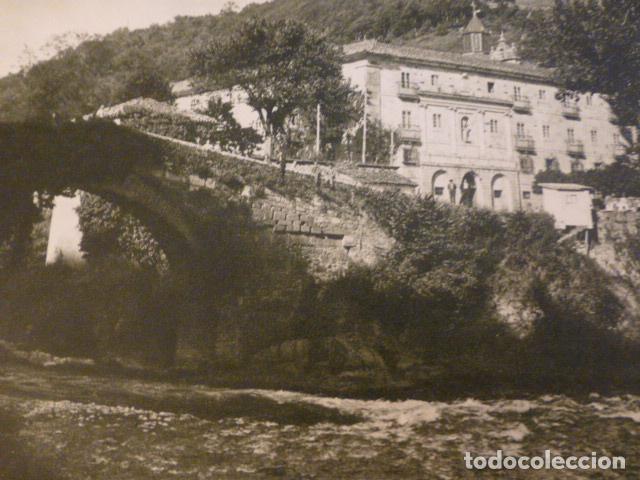 Collecting paper: CANGAS DE NARCEA ASTURIAS MONASTERIO DE CORIAS ANTIGUA LAMINA HUECOGRABADO