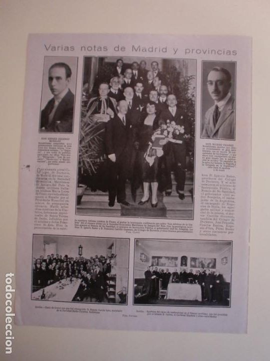 Sammelleidenschaft Papier: VARIAS NOTAS DE MADRID Y PROVINCIAS - STADIUM DE FILADELFIA CATOLICISMO - 24/11/1926