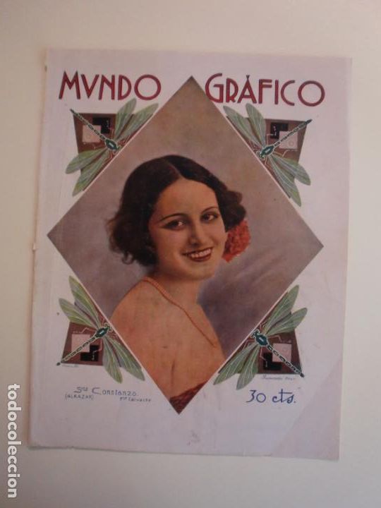 Coleccionismo: SRTA. CONSTANZO (ALKAZAR) FOTO CALVACHE - CONTRA LA CALVICIE BROTANIL SEVILLA - 5/5/1926