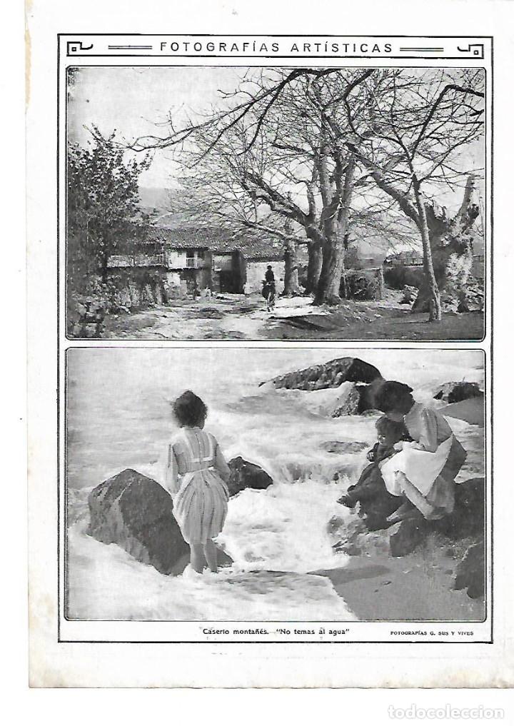 Sammelleidenschaft Papier: A&Ntilde;O 1913 RECORTE PRENSA FOTOGRAFIA ARTISTICA CASERIO MONTA&Ntilde;ES FOTOGRAFO G SUS Y VIVES