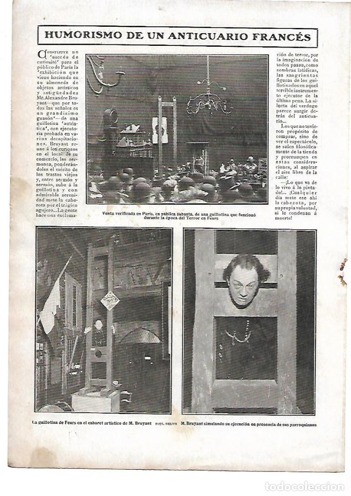 Sammelleidenschaft Papier: A&Ntilde;O 1909 RECORTE PRENSA GUILLOTINA DE FEURS ANTICUARIO ALEXANDRE BRUYANT SUBASTA EPOCA DEL TERROR