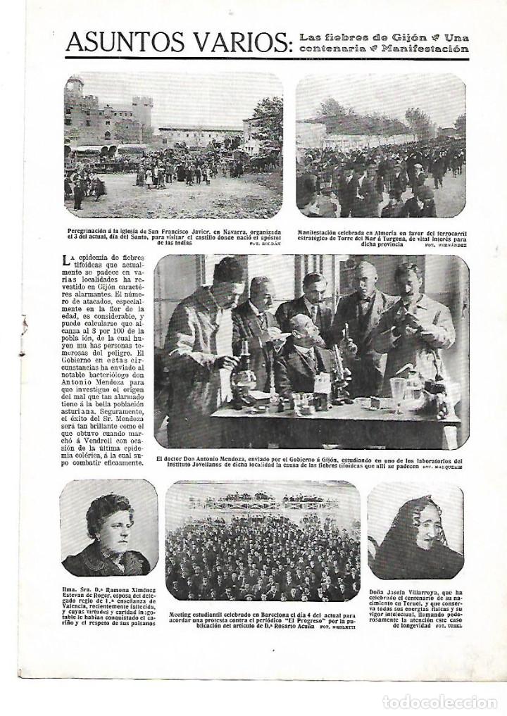 Colecionismo: A&Ntilde;O 1911 RECORTE PRENSA JOSEFA VILLARROYA ABUELA CENTENARIA DE TERUEL LONGEVIDAD
