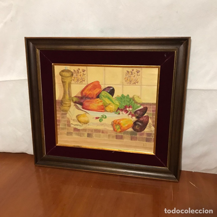 Coleccionismo: ANTIGUO CUADRO FRUTERO - Foto 1