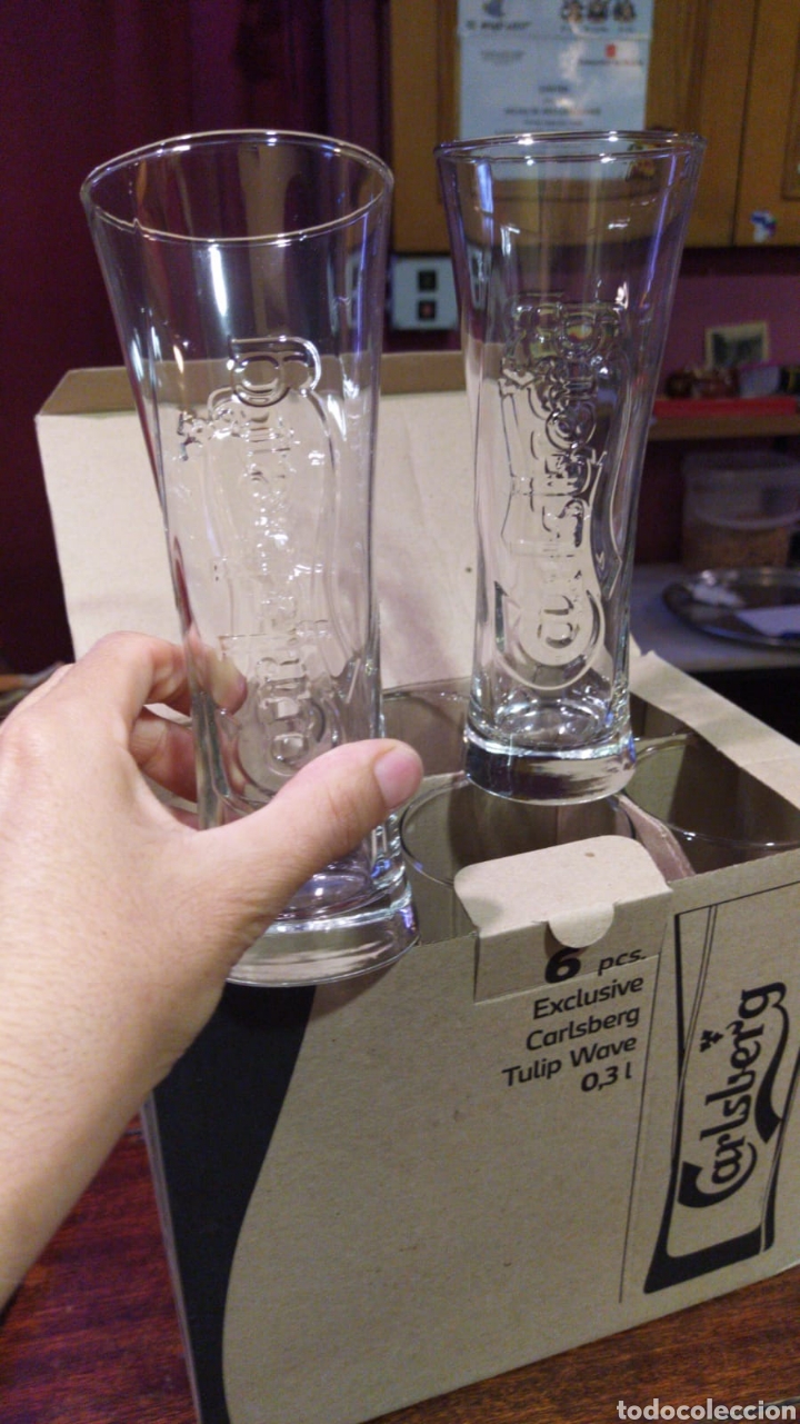 Coleccionismo: Vasos de Carlsberg - Foto 1
