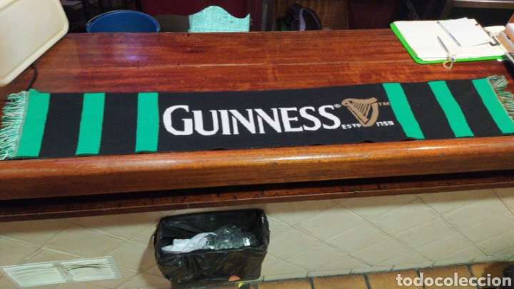 Coleccionismo: Guinness. Cerveza bufanda - Foto 1