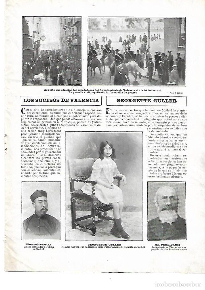 Colecionismo: A&Ntilde;O 1904 RECORTE PRENSA MUSICA GEORGETTE GULLER NOTABLE PIANISTA PIANO