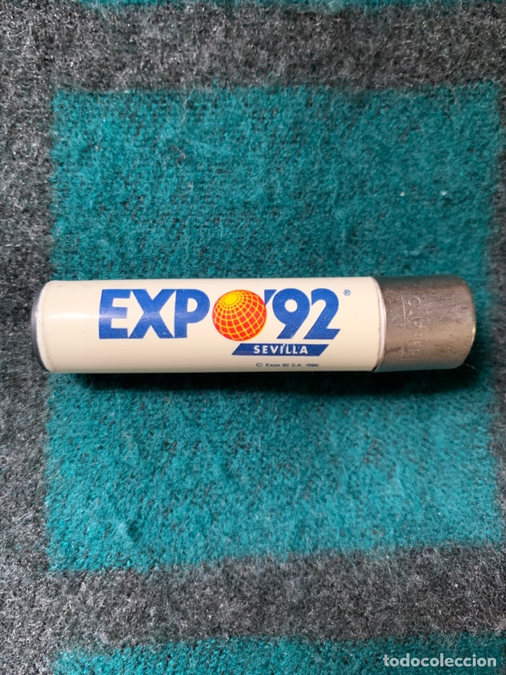 Coleccionismo: Mechero Clipper Expo 92 - Foto 1