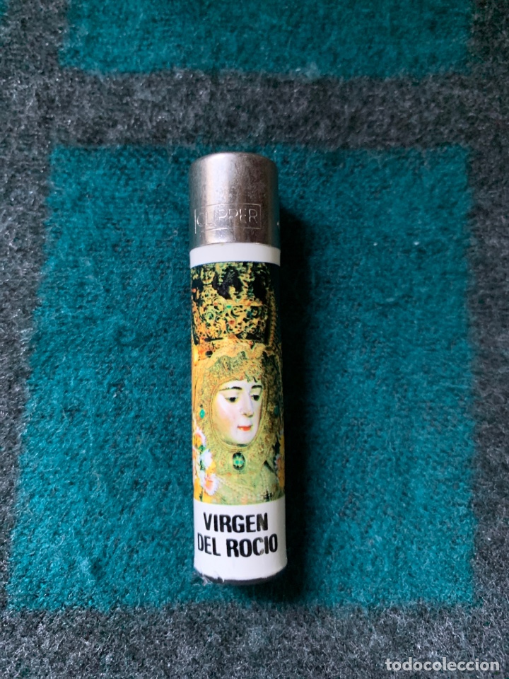 Coleccionismo: Mechero Clipper Virgen del Roc&iacute;o - Foto 1