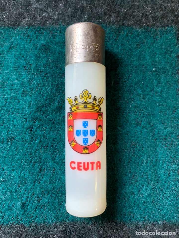 Coleccionismo: Mechero Clipper Ceuta - Foto 1