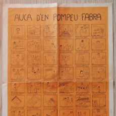 Coleccionismo: AUCA D'EN POMPEU FABRA - VEREDICTE REDACCIO I DIBUIX DEL CONCURS POMPEU FABRA - 1969