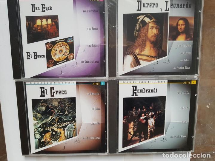 Coleccionismo: 4 CD-ROM - COLECCION GENIOS DE LA PINTURA. REMBRANDT, EL GRECO, DURERO Y LEONARDO, EL BOSCO/VAN EYCK