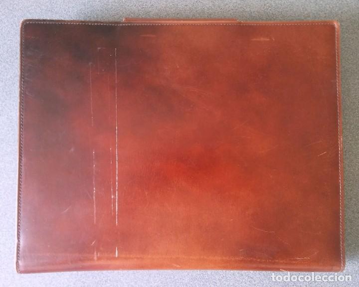 Coleccionismo: Carpeta piel vintage - Foto 2