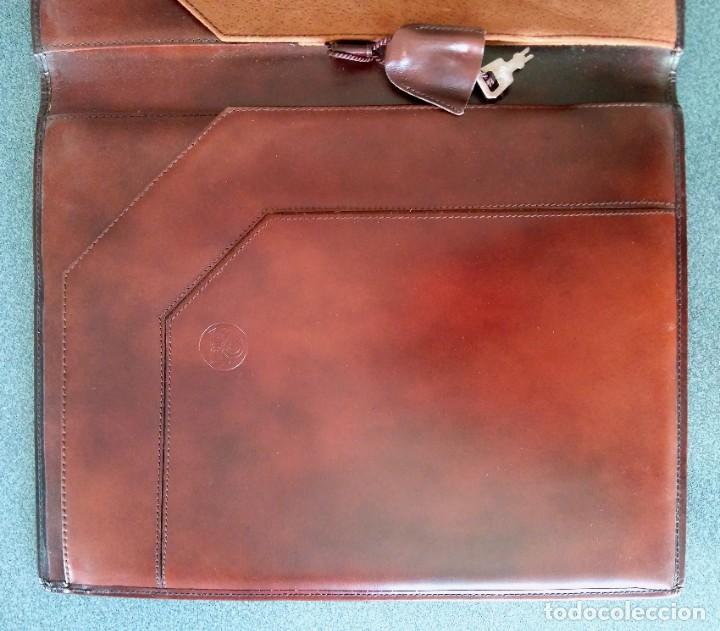 Coleccionismo: Carpeta piel vintage - Foto 5