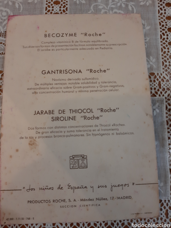 Collezionismo: ORTIZ VALIENTE LAMINA BUSCANDO CANGREJOS PUBLICIDAD ROCHE MADRID