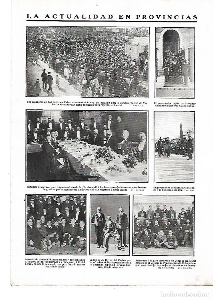Collecting paper: A&Ntilde;O 1911 MIEMBROS AGRUPACION RINCON DEL ARTE RECIEN INAUGURADA EN VALENCIA