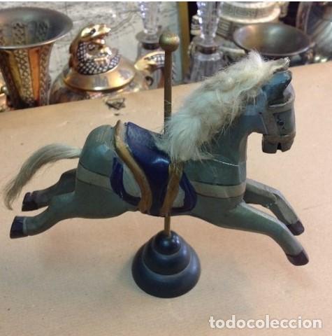 Colecionismo: ANTIGUO CABALLITO DE NORIA DE MADERA