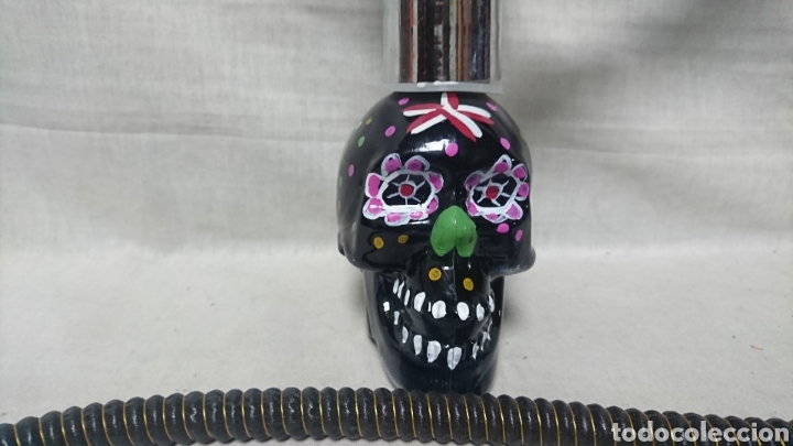 Coleccionismo: CACHIMBA DESMONTABLE CALAVERA, CRISTAL - Foto 1