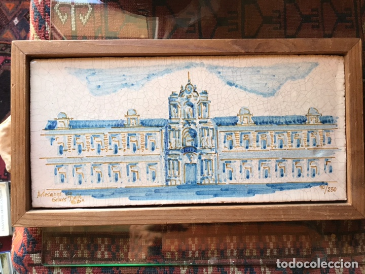 Coleccionismo: Mosaico artesanal. Palacio de San Telmo Sevilla. Gelves. 90/250