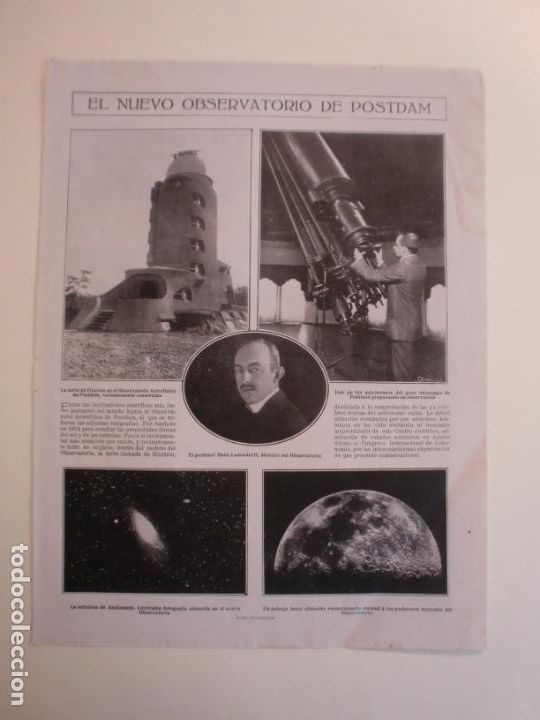 Collezionismo: EL NUEVO OBSERVATORIO DE POSTDAM - H&Eacute;ROES Y V&Iacute;CTIMAS DE LA GUERRA - 5/4/1922