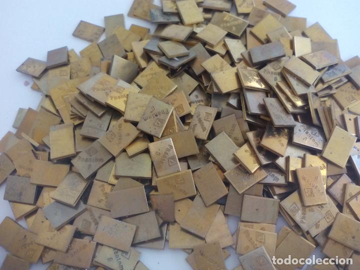 Coleccionismo: PHANTON-METALL. DEGUSSA, 170 PLACAS O PLAQUETAS PARA PROTESICO DENTAL, DENTISTA.