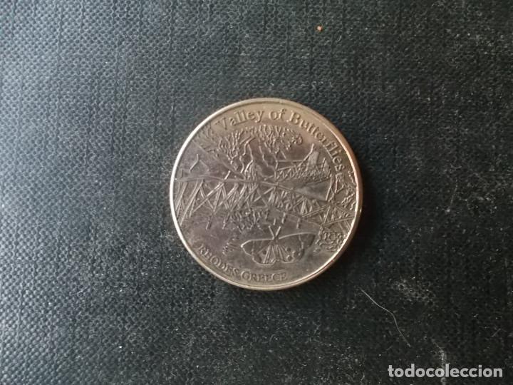 Coleccionismo: medalla Valle de las mariposas Grecia - Foto 3