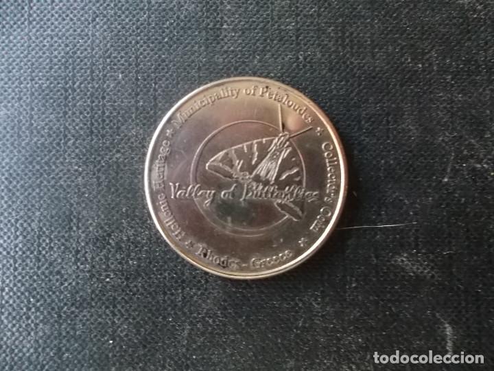Coleccionismo: medalla Valle de las mariposas Grecia - Foto 4