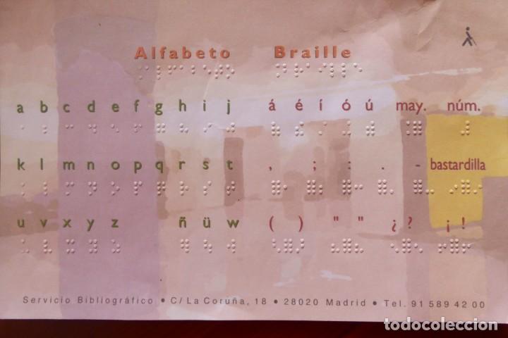 Coleccionismo: ALFABETO BRAILLE DE LA ONCE
