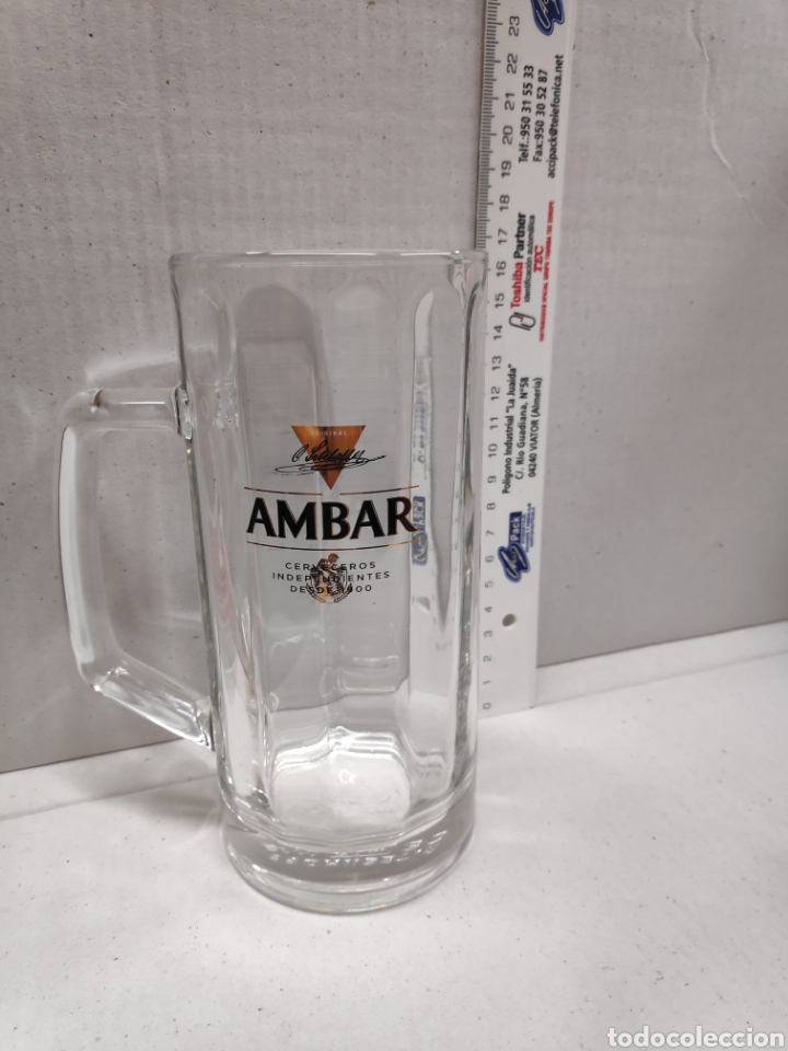 Coleccionismo: Jarra cerveza Ambar